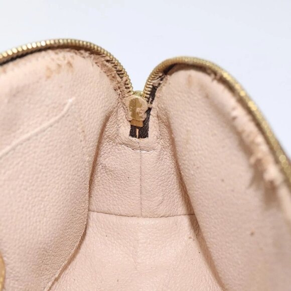 LOUIS VUITTON Monogram Pochette Cosmetic PM Cosmetic Pouch M47515 LV Auth 128595 - Picture 13 of 16